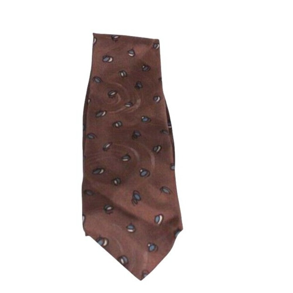Paco Rabanne Paris Tie Silk Tie 60 In X 3.5 In Brown
